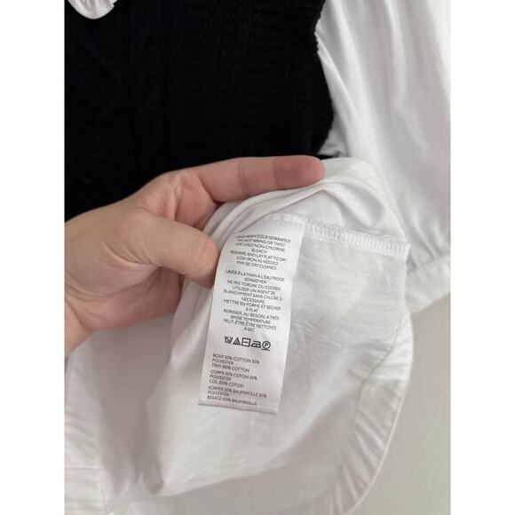 Maeve Anthropologie Peter Pan Collar Twofer‎ Sweater Blouse Sz XS NWT - Picture 4 of 7